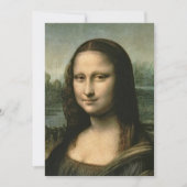 Leonardo Vinci | Mona Lisa, c.1503-6 Dankeskarte (Vorderseite)
