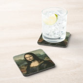 Leonardo Vinci | Mona Lisa, c.1503-6 Getränkeuntersetzer (Rechte Seite)