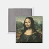 Leonardo Vinci | Mona Lisa, c.1503-6 Magnet (Vorderseite/Rückseite)