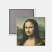 Leonardo Vinci | Mona Lisa, c.1503-6 Magnet (Vorderseite/Rückseite)