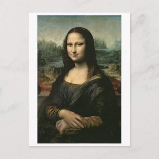 Leonardo Vinci | Mona Lisa, c.1503-6 Postkarte (Vorderseite)