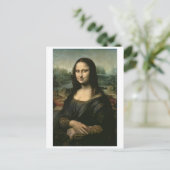 Leonardo Vinci | Mona Lisa, c.1503-6 Postkarte (Stehend Vorderseite)