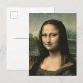 Leonardo Vinci | Mona Lisa, c.1503-6 Postkarte (Vorne/Hinten)