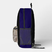 Leonardos behelmter Krieger Bedruckter Rucksack (Rechts)