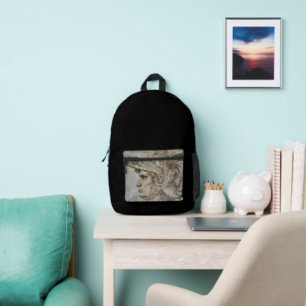 Leonardos behelmter Krieger Bedruckter Rucksack