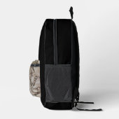 Leonardos behelmter Krieger Bedruckter Rucksack (Rechts)