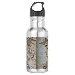 Leonardo's Helmeted Warrior Edelstahlflasche