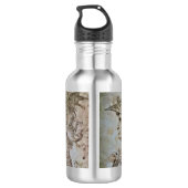 Leonardo's Helmeted Warrior Edelstahlflasche (Rückseite)