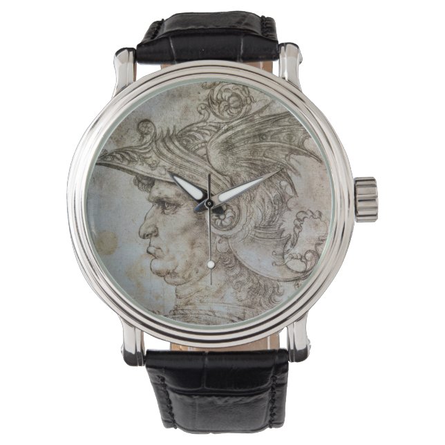 Leonardos Helmeted Warrior eWatch Armbanduhr (Vorderseite)