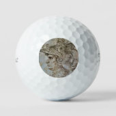 Leonardo's Helmeted Warrior Golfball (Vorderseite)