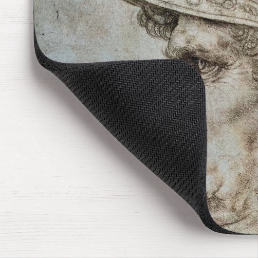 Leonardo's Helmeted Warrior Mousepad (Ecke)