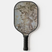 Leonardo's Helmeted Warrior Pickleball Schläger (Rückseite)
