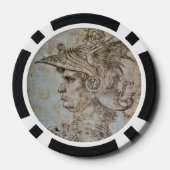 Leonardo's Helmeted Warrior Poker Chip (Rückseite)