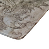 Leonardo's Helmeted Warrior Schneidebrett (Ecke)