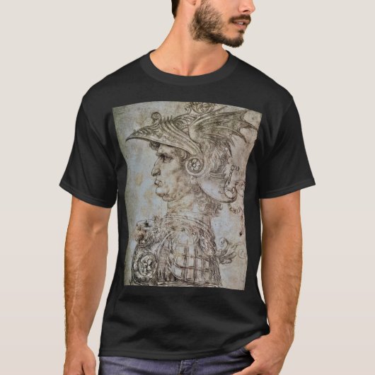 Leonardo's Helmeted Warrior T-Shirt (Vorderseite)