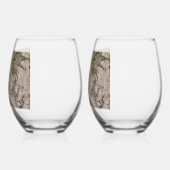 Leonardo's Helmeted Warrior Weinglas Ohne Stiel (Links)