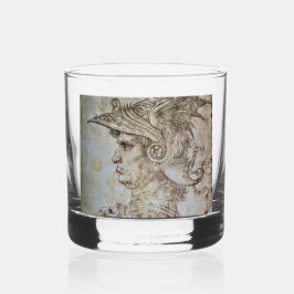 Leonardo's Helmeted Warrior Whiskey Glass Whiskyglas