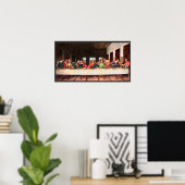 Leonardos letztes Abendgemälde Poster (Heimbüro)