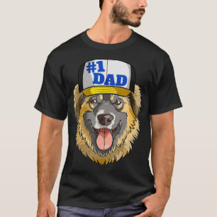 Leonberger #1 Hund Vater Vatertag T-Shirt