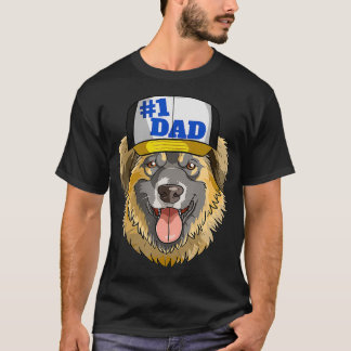 Leonberger #1 Hund Vater Vatertag T-Shirt