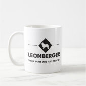Leonberger - andere Hunde sind üblich Kaffeetasse (Links)