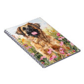 Leonberger Aquarell-Tagebuch Notizblock (Rechte Seite)