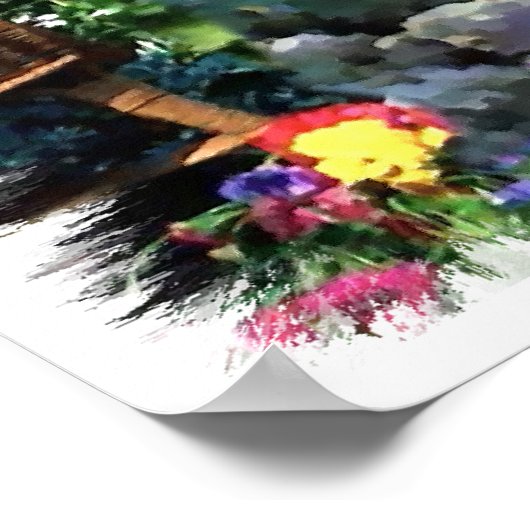 Leonberger Art Print Poster (Ecke)