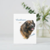 Leonberger Best Friend 2 Postkarte (Stehend Vorderseite)
