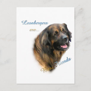 Leonberger Best Friend 2 Postkarte