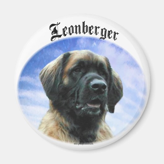 Leonberger Clouds Magnet (Vorne)