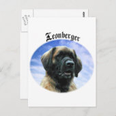 Leonberger Clouds Postkarte (Vorne/Hinten)