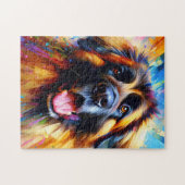 Leonberger Dog Acrylic Print Dog Lover Geschenk Puzzle (Horizontal)