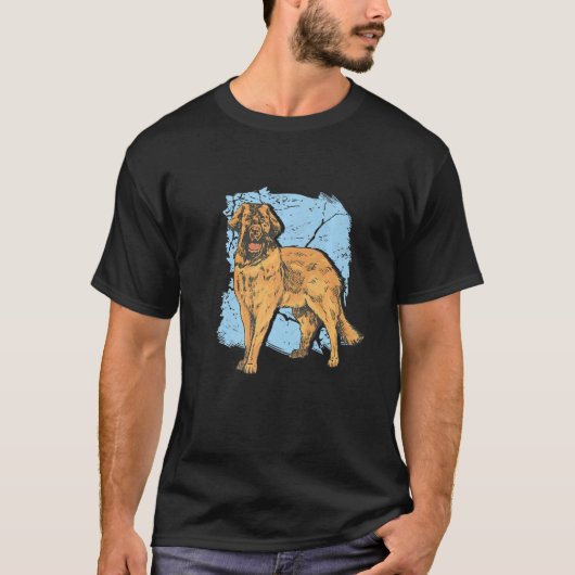 Leonberger Dog Breed Premium T-Shirt (Vorderseite)