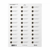 Leonberger Dog Return Address Labels (Vorne)