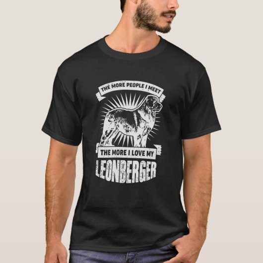 Leonberger Dog T-Shirt (Vorderseite)