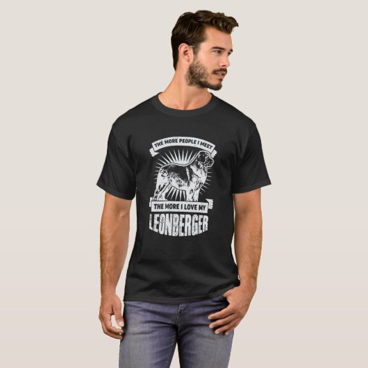 Leonberger Dog T-Shirt (Vorne ganz)