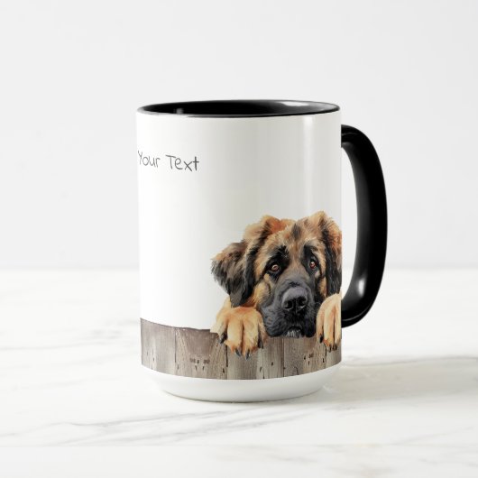 Leonberger Dog Tasse (VorderseiteRechts)