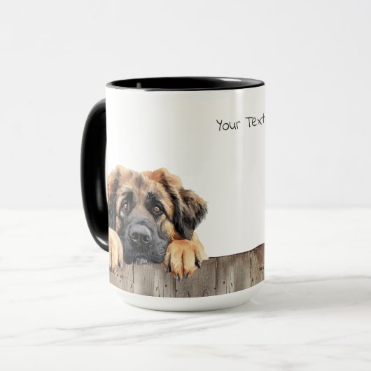 Leonberger Dog Tasse (Vorderseite Links)