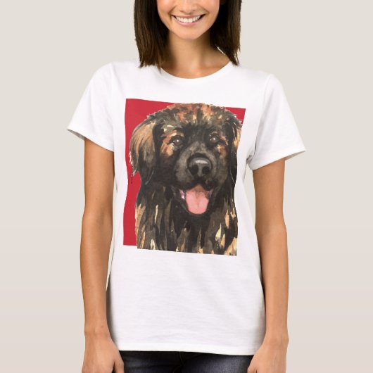 Leonberger Farbblock T-Shirt (Vorderseite)