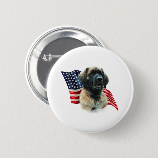 Leonberger Flag Button (Vorne & Hinten)