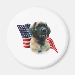 Leonberger Flag Magnet