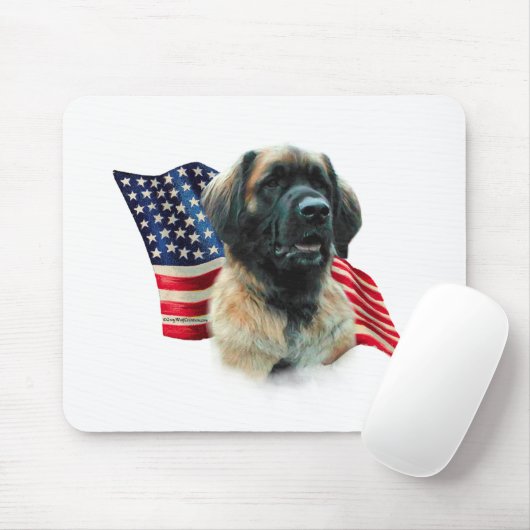 Leonberger Flag Mousepad (Mit Mouse)