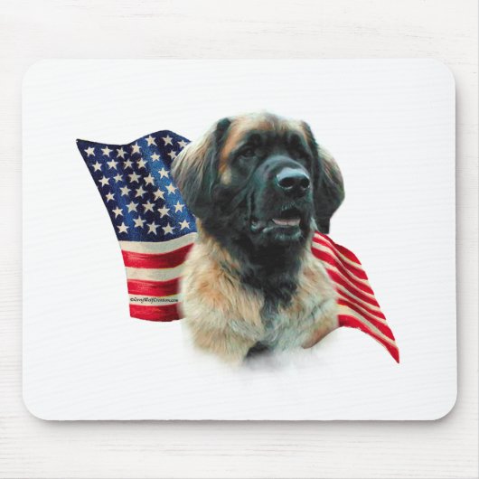 Leonberger Flag Mousepad (Vorne)
