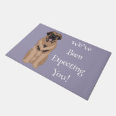 Leonberger Fußmatte (Schrägansicht)