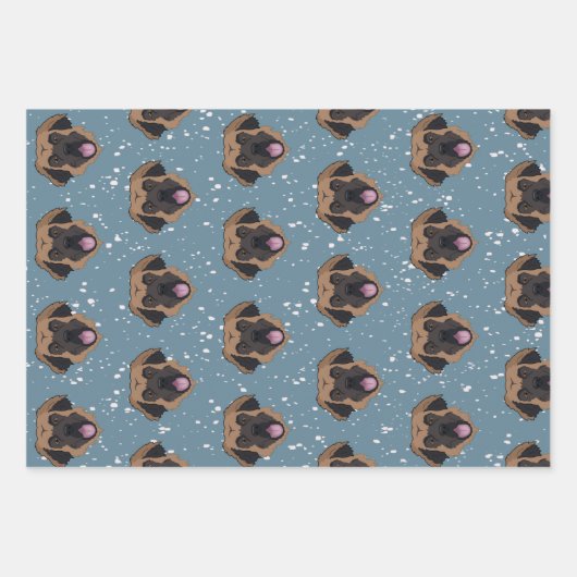 Leonberger Geschenkpapier Set (Vorderseite 3)