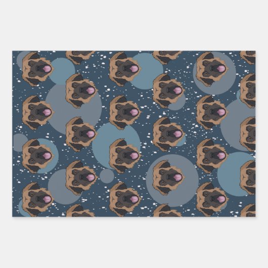 Leonberger Geschenkpapier Set (Vorderseite 2)