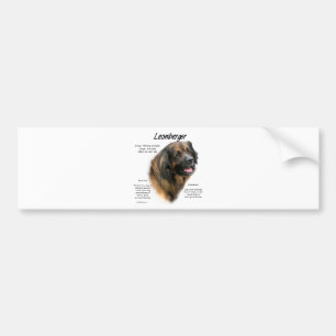 Leonberger Geschichtsdesign Autoaufkleber