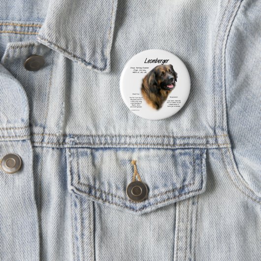 Leonberger Geschichtsdesign Button (Beispiel)