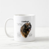 Leonberger Geschichtsdesign Kaffeetasse (Links)