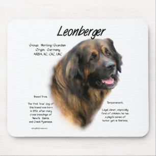Leonberger Geschichtsentwurf Mousepad